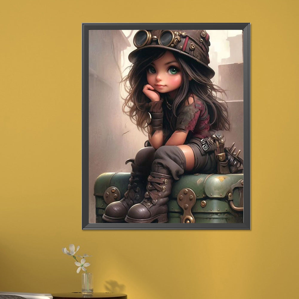 Diamond Painting - Full Square - cool girl (40*50CM)
