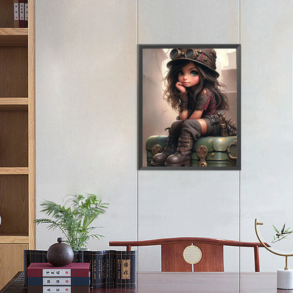 Diamond Painting - Full Square - cool girl (40*50CM)