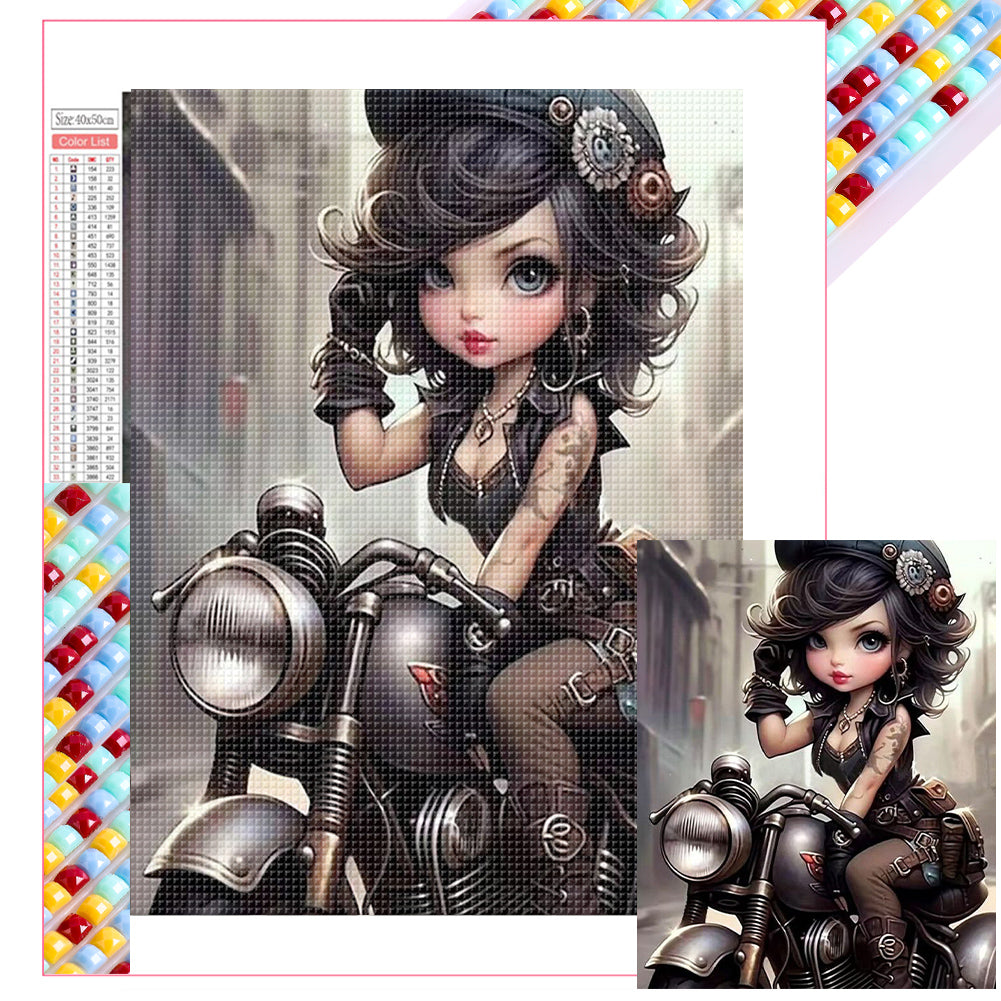 Diamond Painting - Full Square - cool girl (40*50CM)
