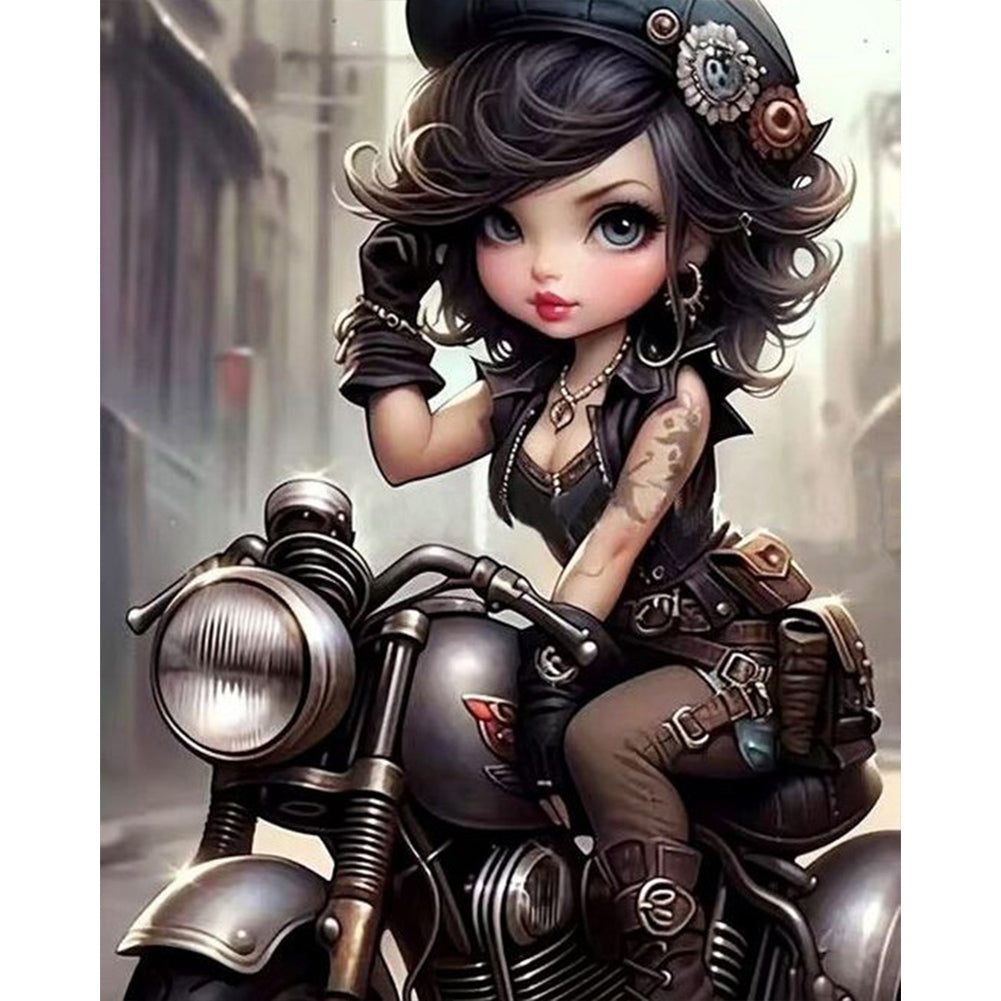 Diamond Painting - Full Square - cool girl (40*50CM)
