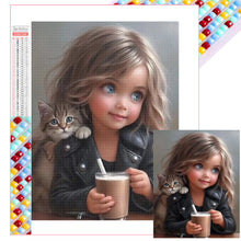 Load image into Gallery viewer, Diamond Painting - Full Square - cool girl (40*50CM)
