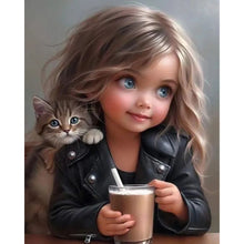 Load image into Gallery viewer, Diamond Painting - Full Square - cool girl (40*50CM)
