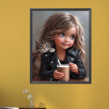 Load image into Gallery viewer, Diamond Painting - Full Square - cool girl (40*50CM)

