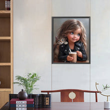 Load image into Gallery viewer, Diamond Painting - Full Square - cool girl (40*50CM)
