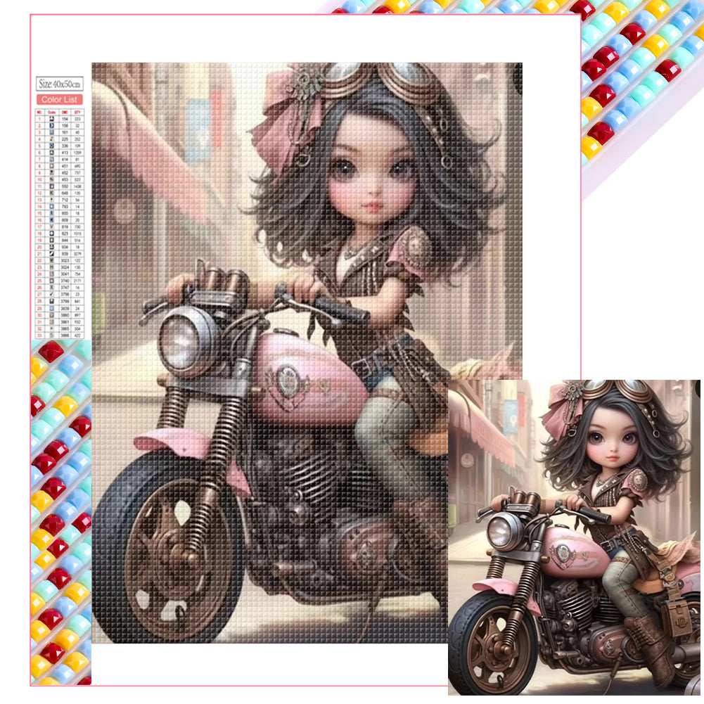 Diamond Painting - Full Square - cool girl (40*50CM)