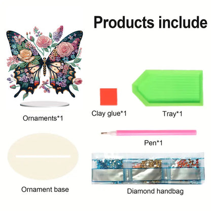 Butterfly Diamond Painting Desktop Ornaments for Home Office Desktop Decor