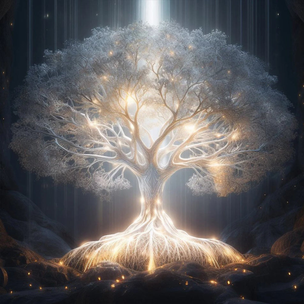 Diamond Painting - Full Round - life Tree (30*30CM)
