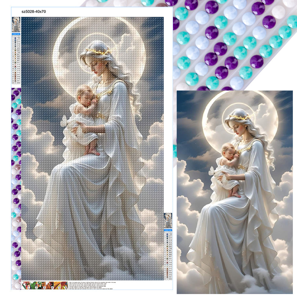 Diamond Painting - Full Round - Our Lady of Angels (40*70CM)