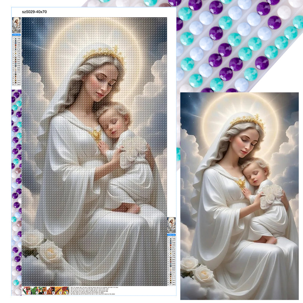 Diamond Painting - Full Round - Our Lady of Angels (40*70CM)