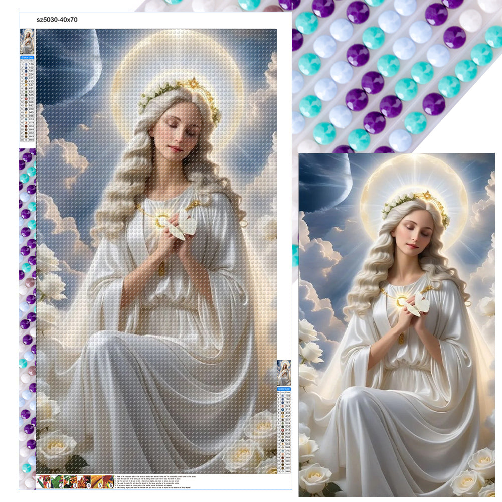 Diamond Painting - Full Round - Our Lady of Angels (40*70CM)