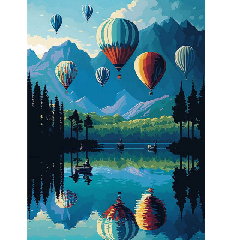 Diamond Painting - Full Square - hot air balloon (30*40CM)