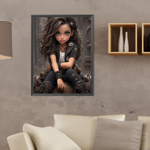 Load image into Gallery viewer, Diamond Painting - Full Round - sweet cool girl (30*40CM)
