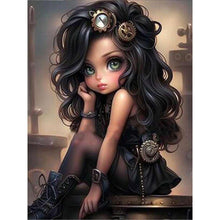 Load image into Gallery viewer, Diamond Painting - Full Round - sweet cool girl (30*40CM)
