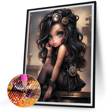 Load image into Gallery viewer, Diamond Painting - Full Round - sweet cool girl (30*40CM)
