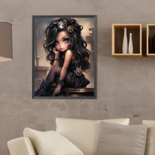 Load image into Gallery viewer, Diamond Painting - Full Round - sweet cool girl (30*40CM)
