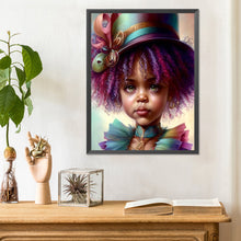 Load image into Gallery viewer, Diamond Painting - Full Round - black girl (30*40CM)
