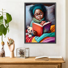 Load image into Gallery viewer, Diamond Painting - Full Round - black girl (30*40CM)
