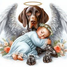 Load image into Gallery viewer, Diamond Painting - Full Round - angel child (40*40CM)
