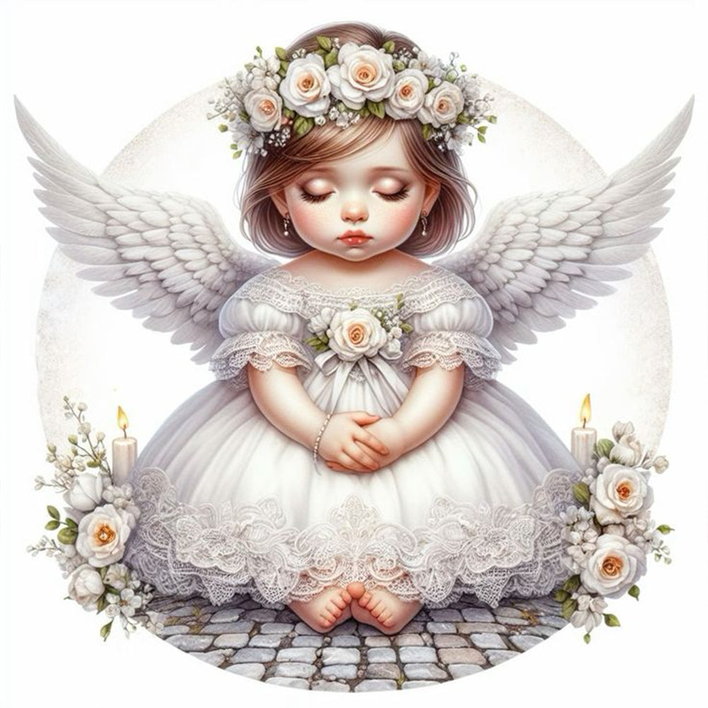 Diamond Painting - Full Round - angel child (40*40CM)