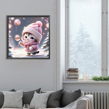Load image into Gallery viewer, Diamond Painting - Full Round - kitten (30*30CM)
