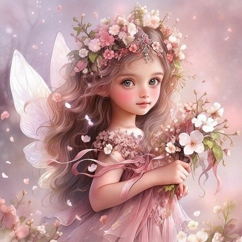 Diamond Painting - Full Round - girl (50*50CM)