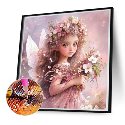 Diamond Painting - Full Round - girl (50*50CM)