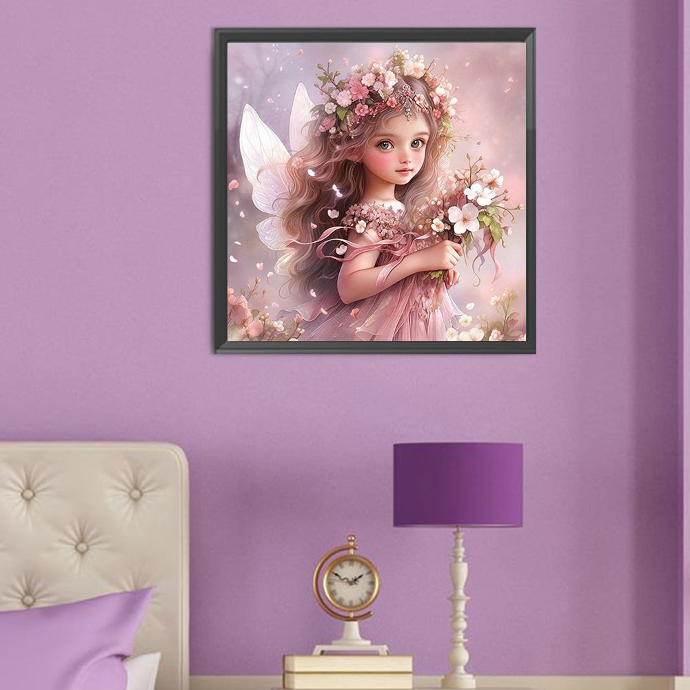 Diamond Painting - Full Round - girl (50*50CM)