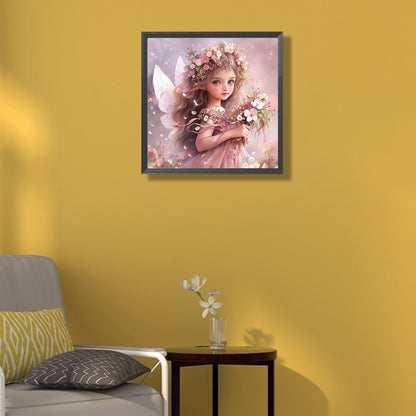 Diamond Painting - Full Round - girl (50*50CM)