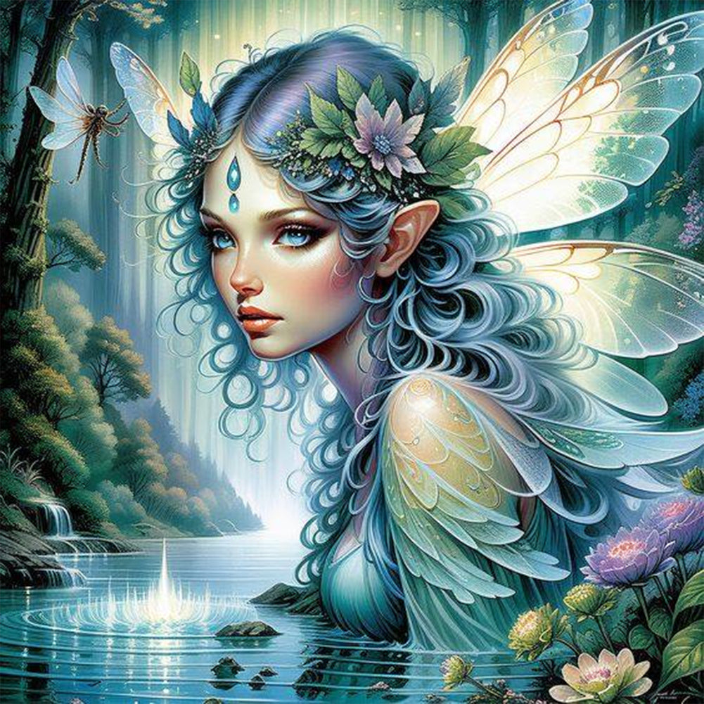 Diamond Painting - Full Round - girl (50*50CM)