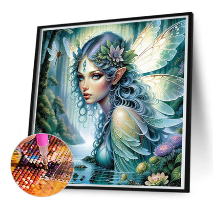 Diamond Painting - Full Round - girl (50*50CM)