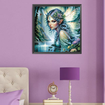 Diamond Painting - Full Round - girl (50*50CM)
