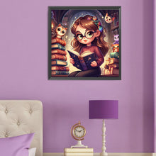 Load image into Gallery viewer, Diamond Painting - Full Round - girl (50*50CM)
