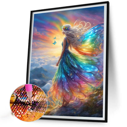 Diamond Painting - Full Round - butterfly angel (50*65CM)