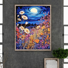 Load image into Gallery viewer, Diamond Painting - Full Round - Late night mountain wildflowers (40*50CM)
