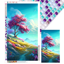 Load image into Gallery viewer, Diamond Painting - Full Round - Mountain wild flowers and trees (40*70CM)
