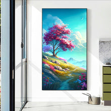 Load image into Gallery viewer, Diamond Painting - Full Round - Mountain wild flowers and trees (40*70CM)
