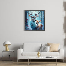 Load image into Gallery viewer, AB Diamond Painting - Full Round - Deer in the snow (30*30CM)
