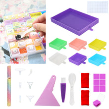 Load image into Gallery viewer, Diamond Art Pen with Trays 28 Grids Diamond Painting Tools for DIY Art Craft
