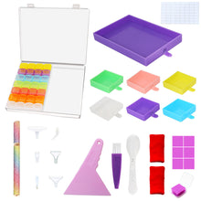 Load image into Gallery viewer, Diamond Art Pen with Trays 28 Grids Diamond Painting Tools for DIY Art Craft
