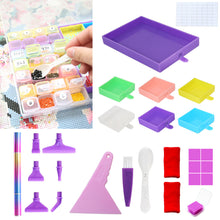 Load image into Gallery viewer, Diamond Art Pen with Trays 28 Grids Diamond Painting Tools for DIY Art Craft

