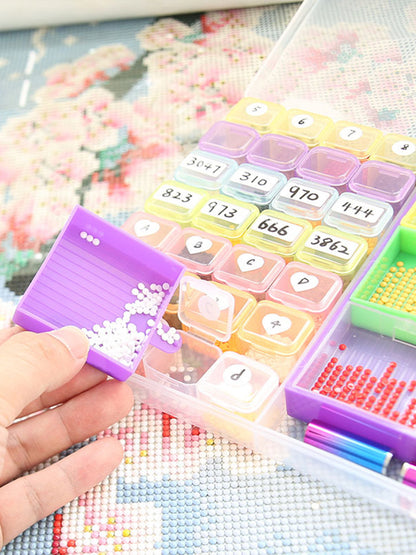 Diamond Art Pen with Trays 28 Grids Diamond Painting Tools for DIY Art Craft