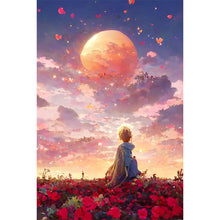 Load image into Gallery viewer, Diamond Painting - Full Round - The Little Prince and the Planet Rose (40*60CM)
