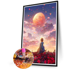 Load image into Gallery viewer, Diamond Painting - Full Round - The Little Prince and the Planet Rose (40*60CM)
