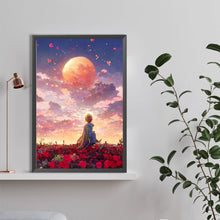 Load image into Gallery viewer, Diamond Painting - Full Round - The Little Prince and the Planet Rose (40*60CM)
