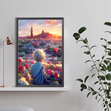 Load image into Gallery viewer, Diamond Painting - Full Round - The Little Prince and the Sunset Rose (40*60CM)
