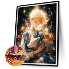 Load image into Gallery viewer, Diamond Painting - Full Round - The Little Prince and the Rose Fox (50*60CM)
