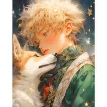 Load image into Gallery viewer, Diamond Painting - Full Round - The little prince and the fox (50*60CM)

