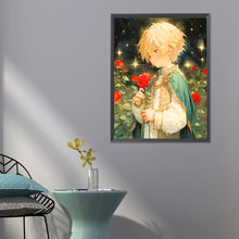 Load image into Gallery viewer, Diamond Painting - Full Round - The Little Prince and the Rose Field (50*60CM)
