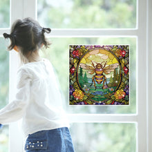 Load image into Gallery viewer, Diamond Painting Sticker Stained Glass Bee Diamonds Mosaic Stickers for Kid Gift
