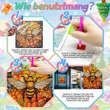 Load image into Gallery viewer, Diamond Painting Sticker Stained Glass Bee Diamonds Mosaic Stickers for Kid Gift
